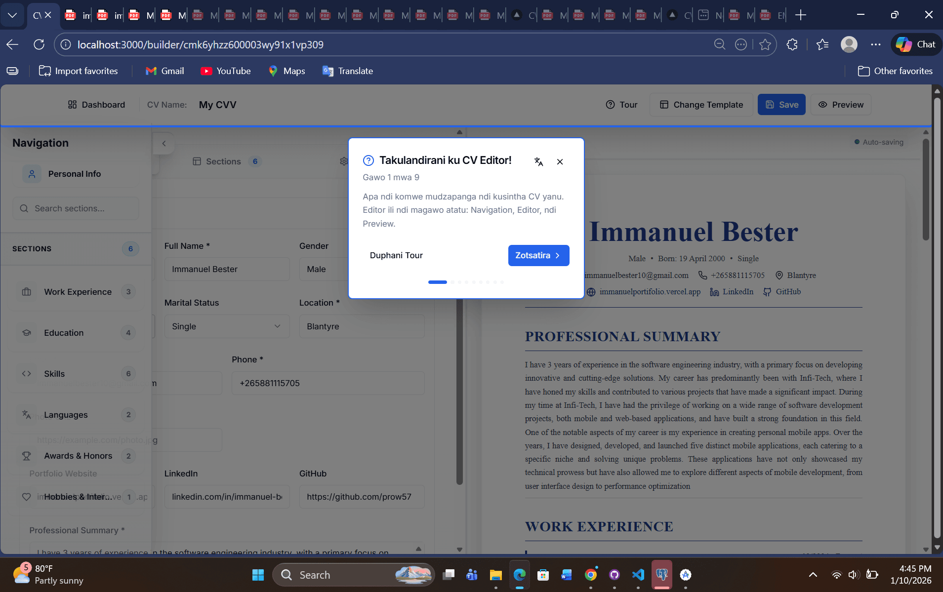 CV Builder thumbnail 3